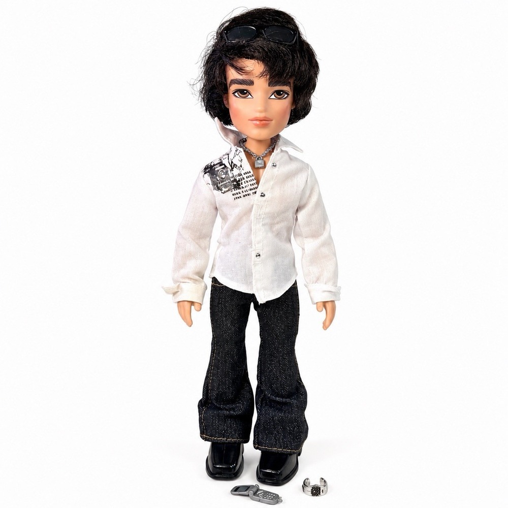 2009 Bratz World Yasmin's First Date BRADEN Boyz Doll Accessories MGA Rare HTF